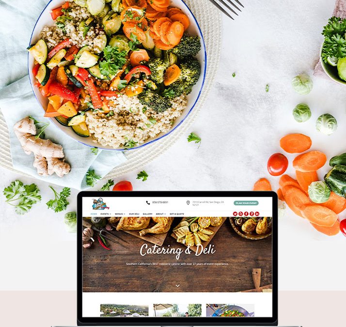 Rotisserie Affair Catering Website Development